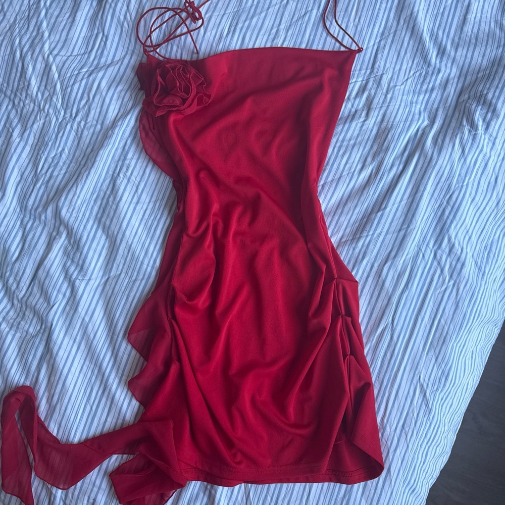 Red mini dress | size S